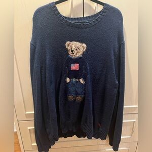 Polar Bear Cotton-Linen Jumper